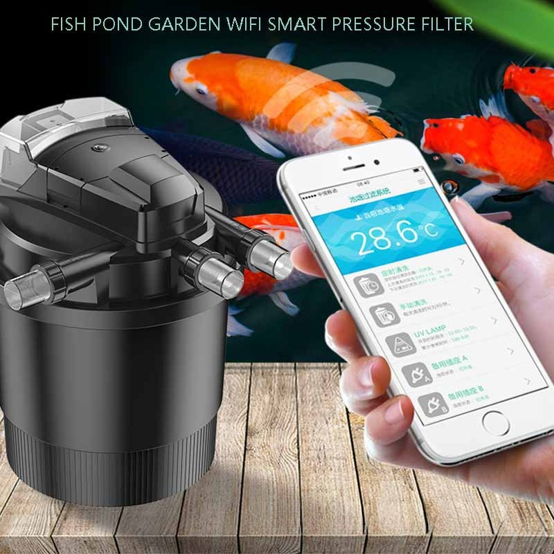 Smart Garden Water Features - Filtro Automático Inteligente WiFi para Lagos