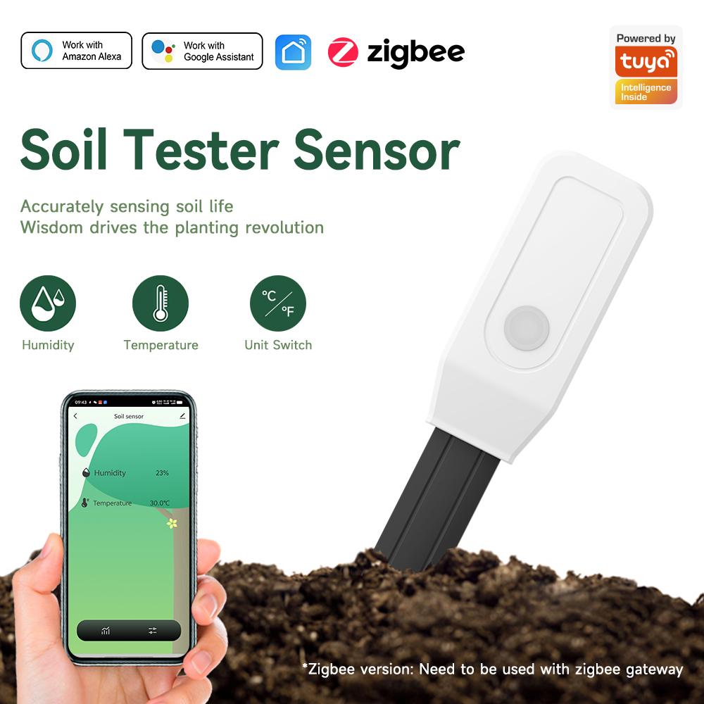 Smart Garden Monitor - Hseno tuya zigbee inteligente testador de