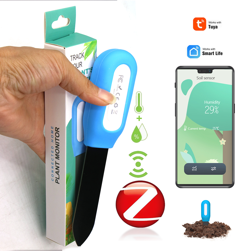 Smart Garden Monitor - Sensor inteligente de solo zigbee para