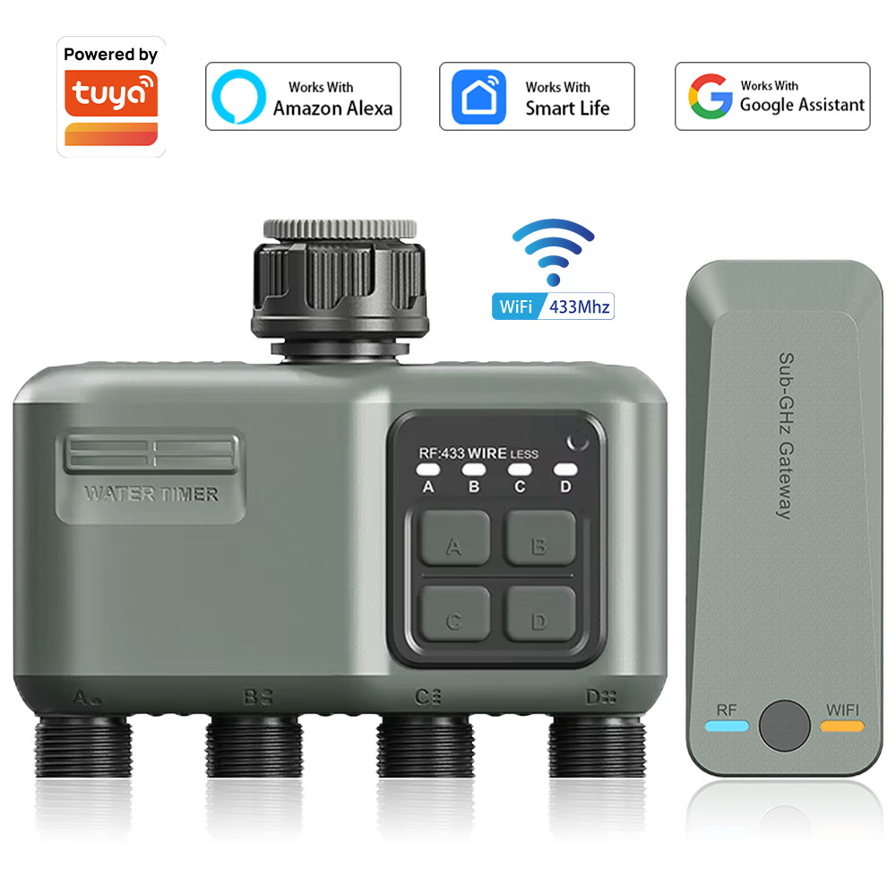 Smart Garden Auk - Temporizador de Água Programável com 4
