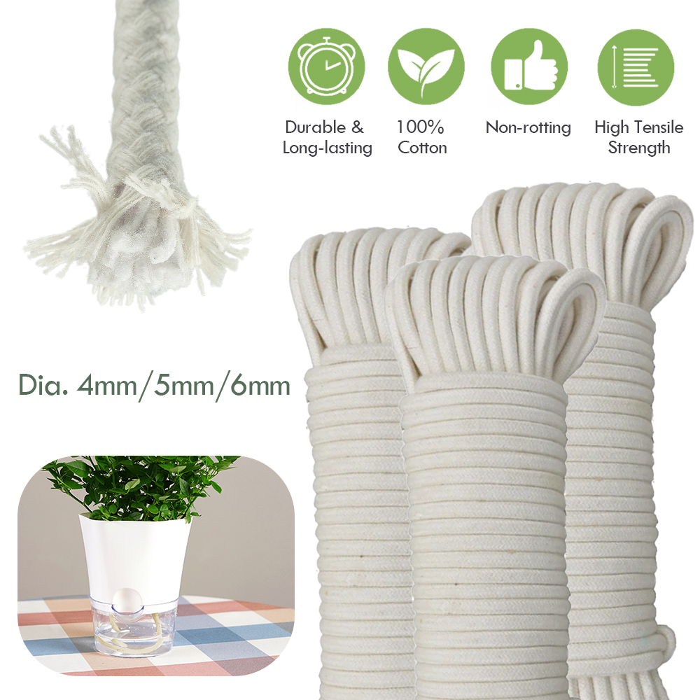 Smart Garden Auk - Cabo Automático Self Watering Algodão Wick,
