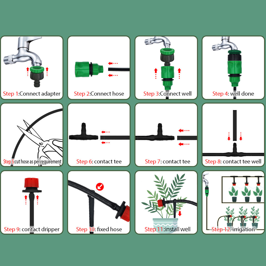 Kits de rega automática com mi - Smart Garden Auk avaliação e preço