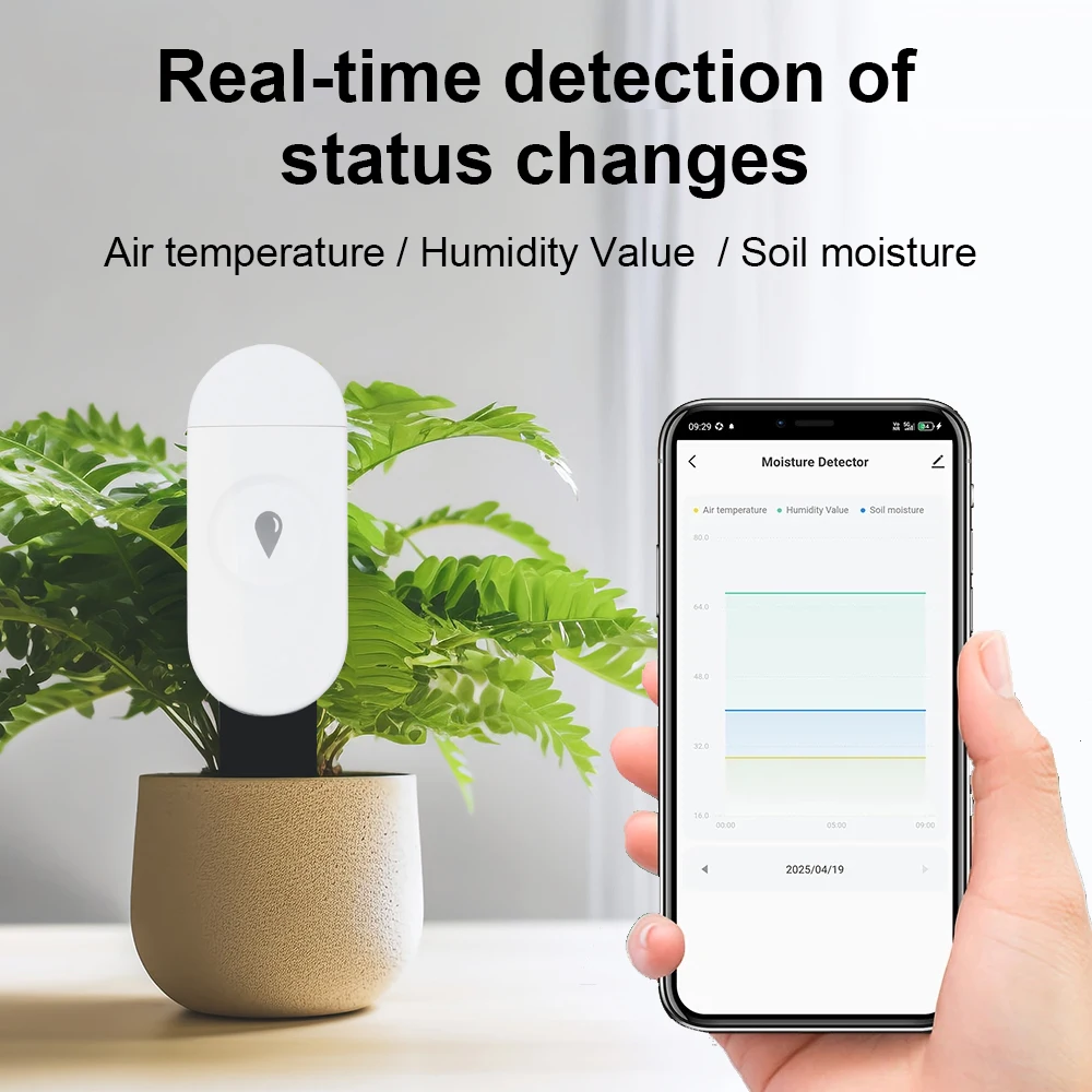 Tuya zigbee temperatura umidad - Smart Garden Monitor avaliação e preço