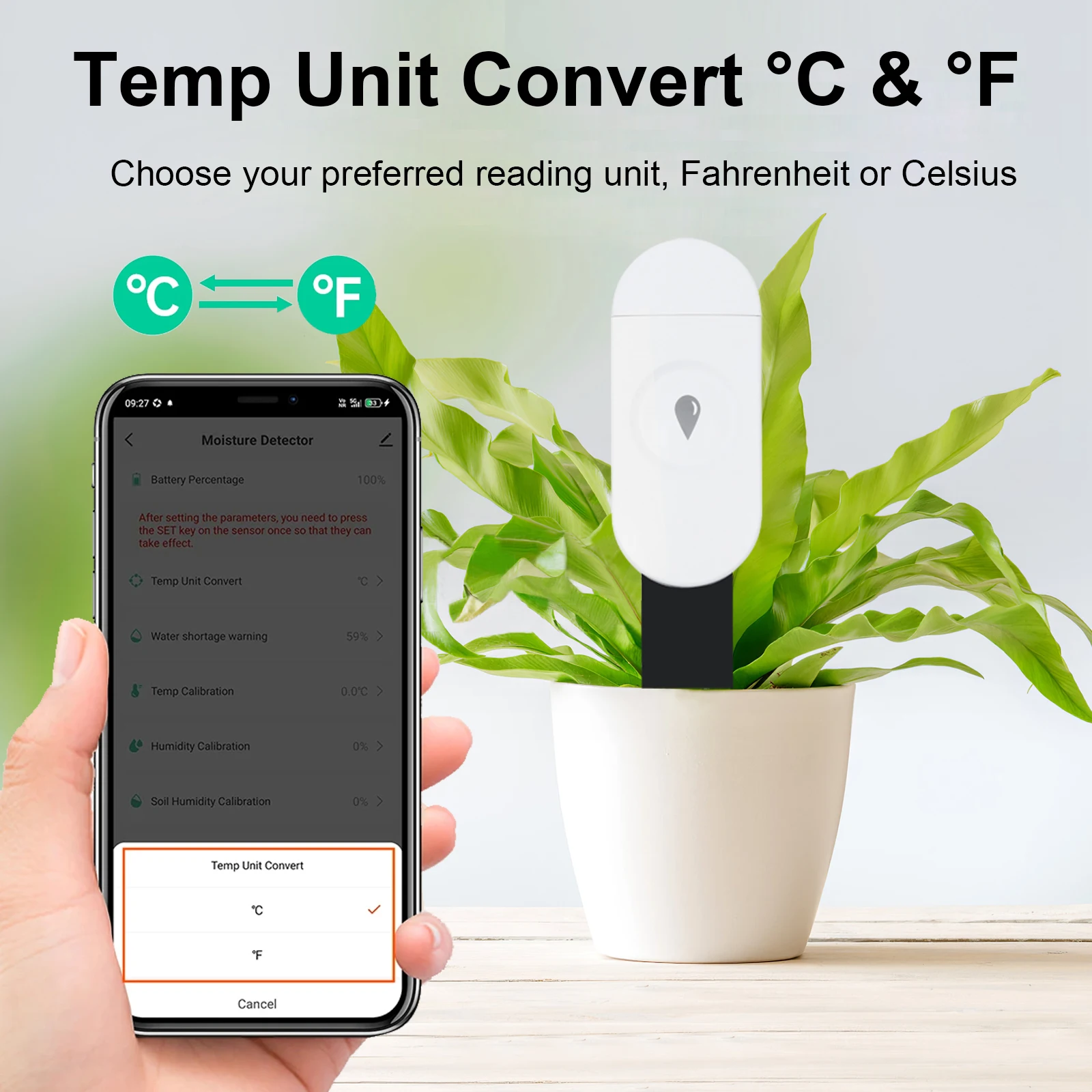 Tuya zigbee temperatura umidad - Smart Garden Monitor avaliação e preço