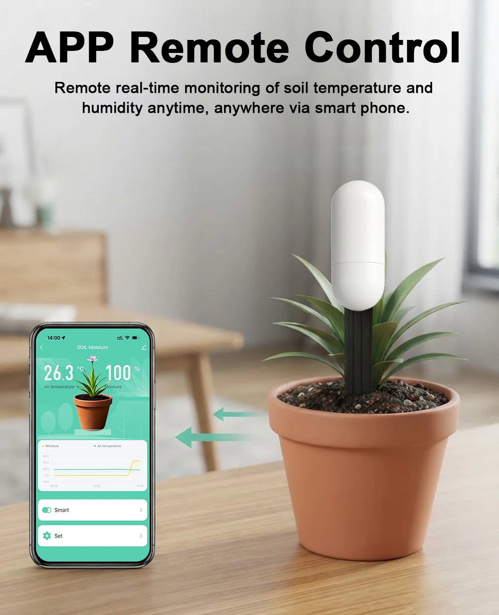 Detector de Temperatura e Umid - Smart Garden Monitor avaliação e preço